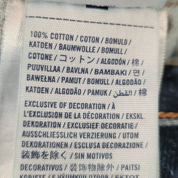 🔹️Abercrombie & Fitch Blue Dark Wash Skinny Leg Jeans Size Youth 16 - Picture 8 of 9